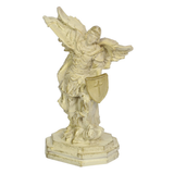 São Miguel Arcanjo - Marfim e Dourado 15cm