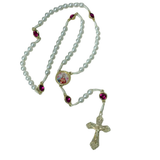 Immaculate Heart of Mary Rosary (pink)