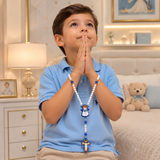 Terço Infantil Anjinho Azul