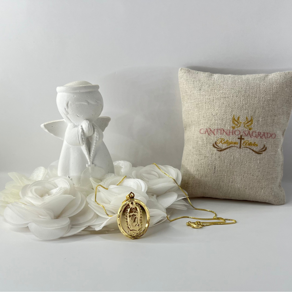 Colar Virgem de Guadalupe Diamantada