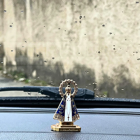 Santinha N. S. Aparecida Para Carro 8cm