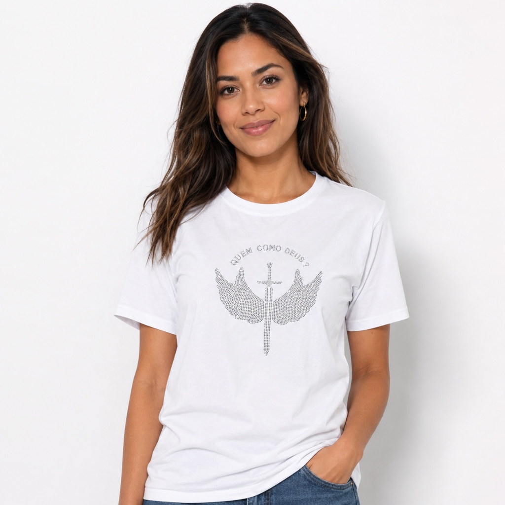 Camiseta Espada de Sao Miguel - Branca