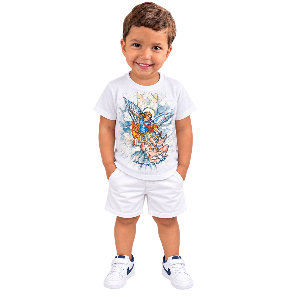 Camiseta Infantil São Miguel Arcanjo