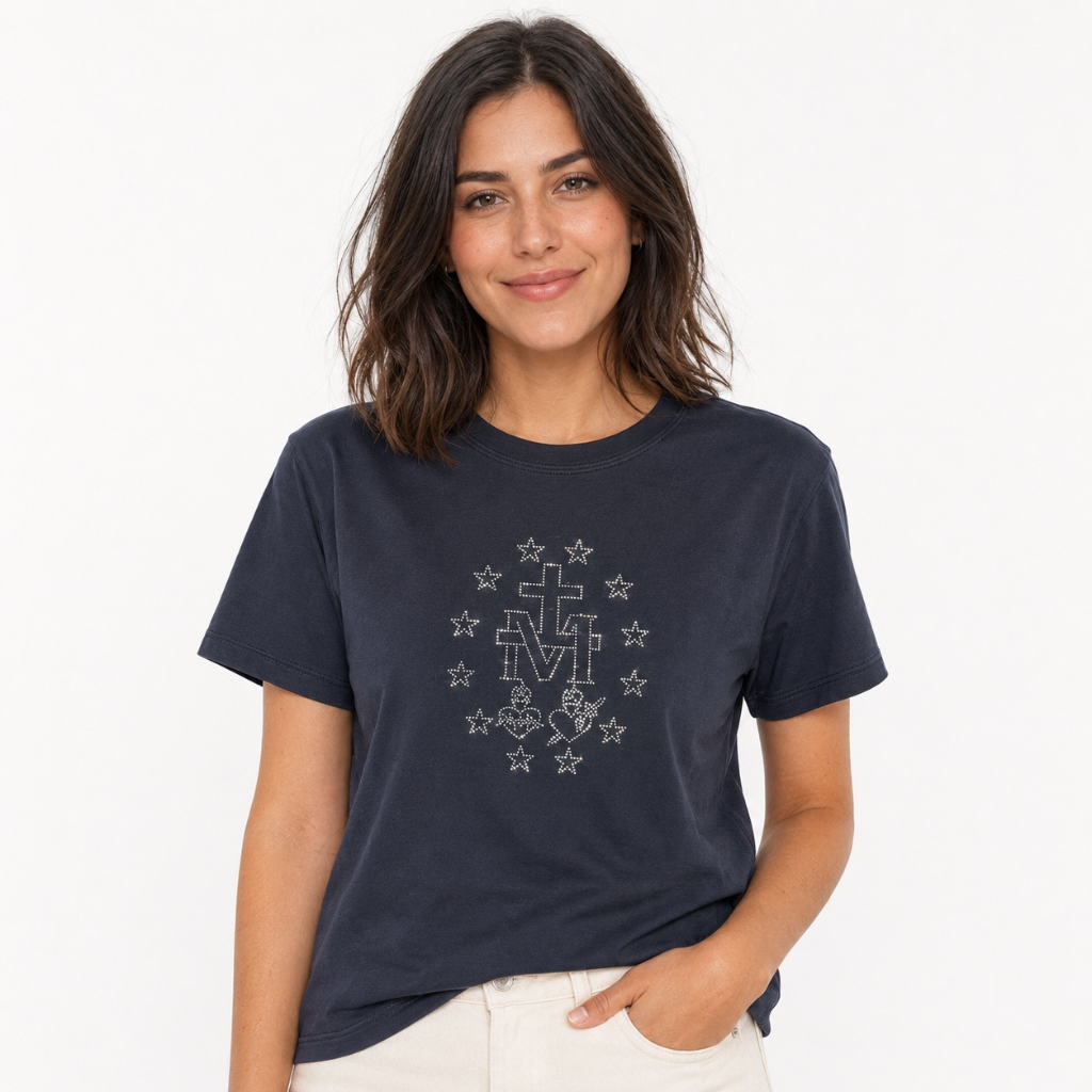 Camiseta Mariana - Azul Marinho