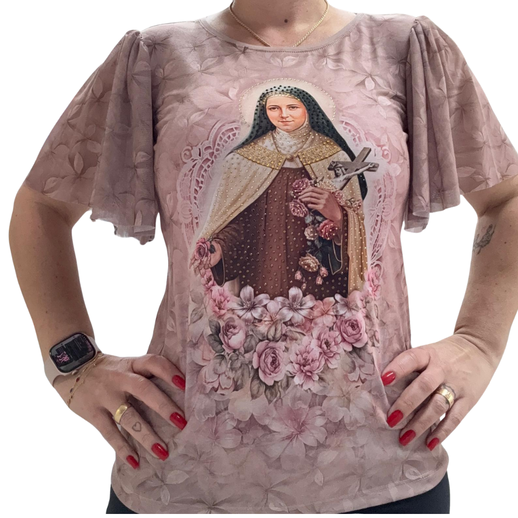 Baby Look Santa Teresinha