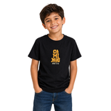 T-Shirt Infantil Jesus E O Caminho - Preto