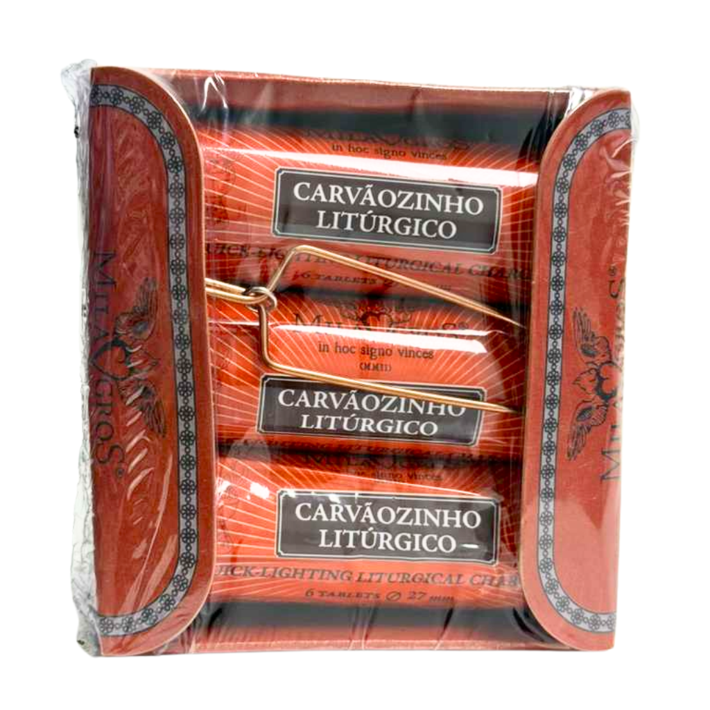 Kit Carvão Litúrgico para Incenso