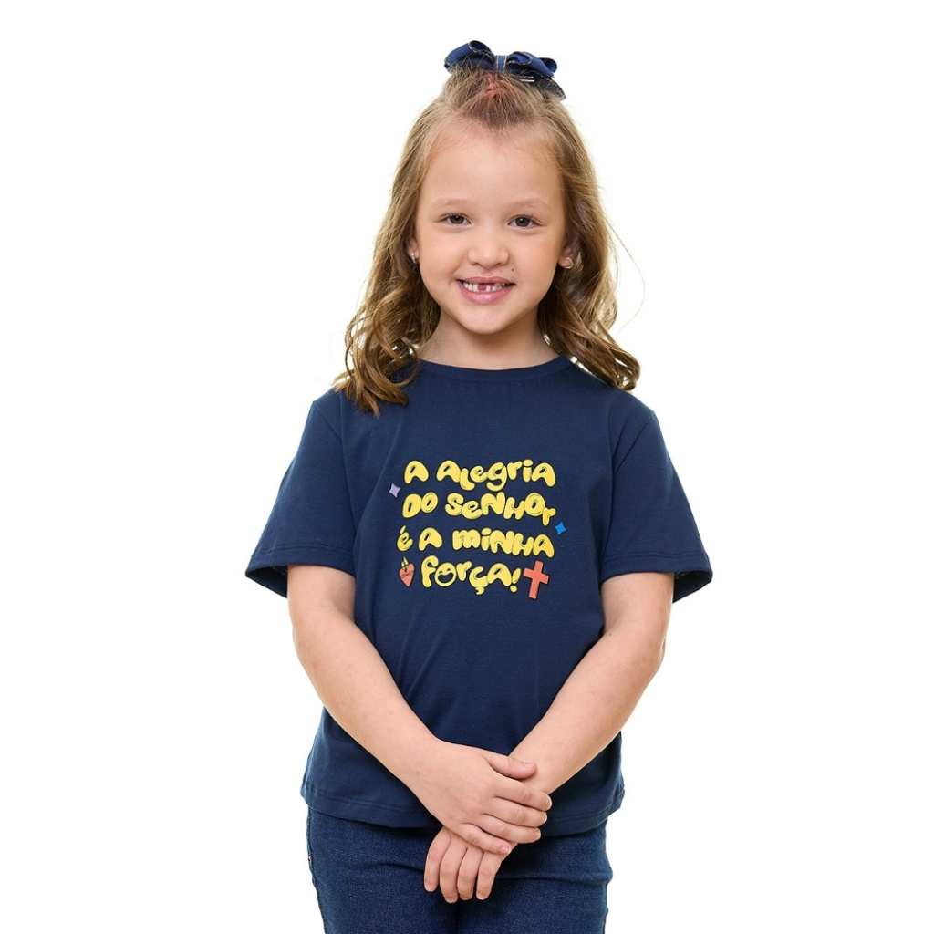 Playera Infantil La Alegría del Señor es mi Fuerza
