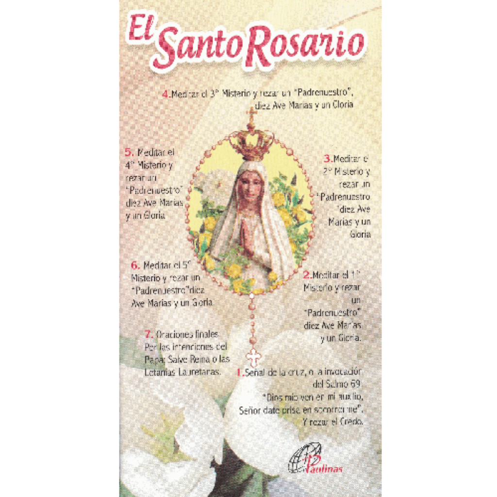folleto - Santo Rosario Tríptico