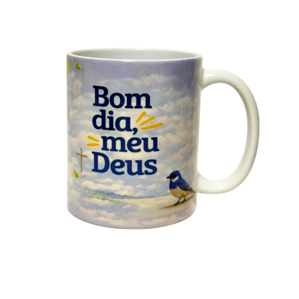 Kit Devocional bom dia, meu Deus - Livro + caneca