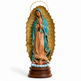 N.Sra. de Guadalupe Barroca (C/Auréola) 25cm Resina