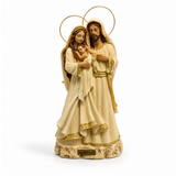 Sagrada Família Marfim (C/ Auréola) 30cm Resina