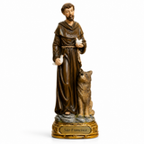 São Francisco  13cm Resina Tradicional