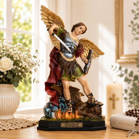 São Miguel Arcanjo 20cm Resina