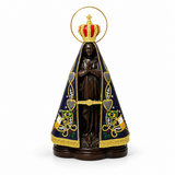 A Padroeira do Brasil 40cm Resina (C/ Auréola)