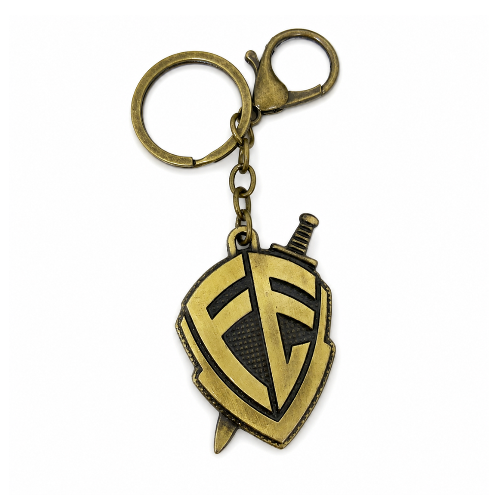 Chaveiro Escudo da Fé - Dourado