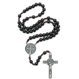 Terço De São Bento Madeira Preta