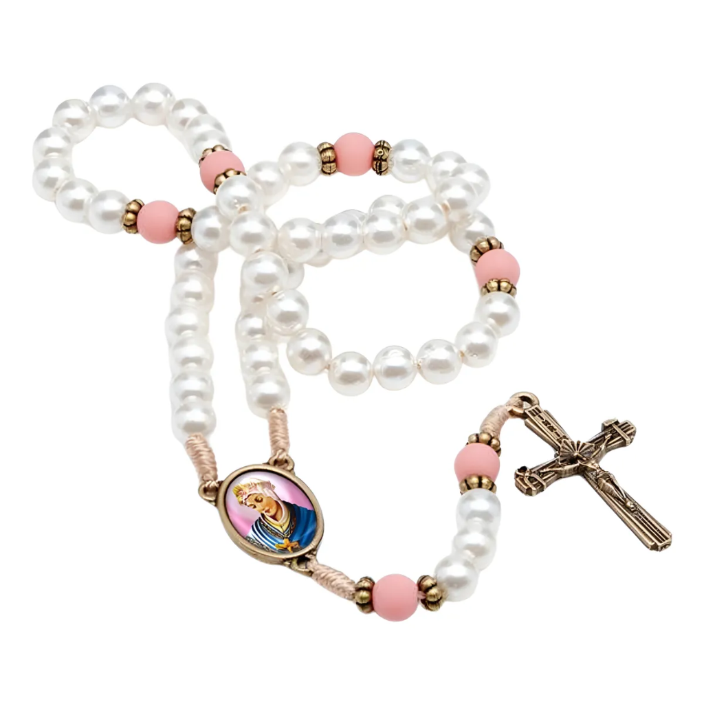 Terço N. Sra. De La Salete Rosa