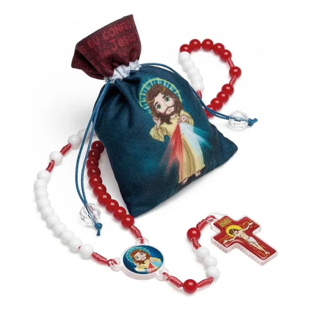 Terço Infantil Crianças Jesus Misericordioso