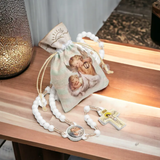 Terço Infantil Anjo Da Guarda Branco