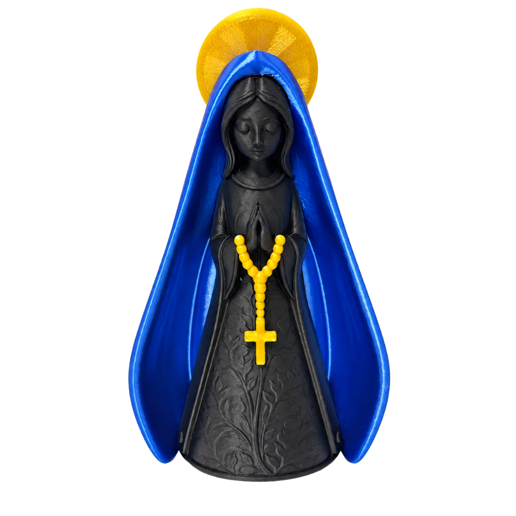Imagem Nossa Senhora Aparecida 3D- 15cm