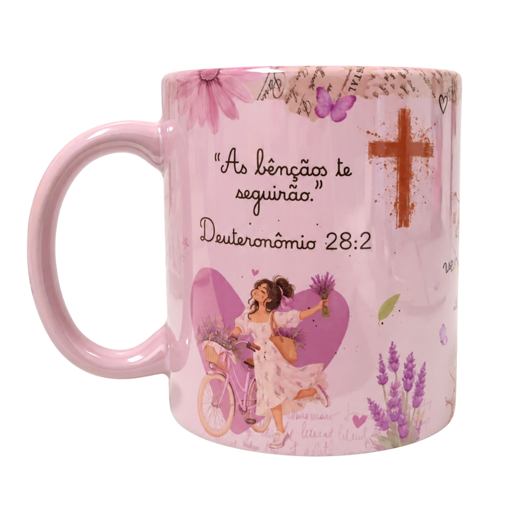 Caneca “As Bênçãos te Seguirão” - 11oz