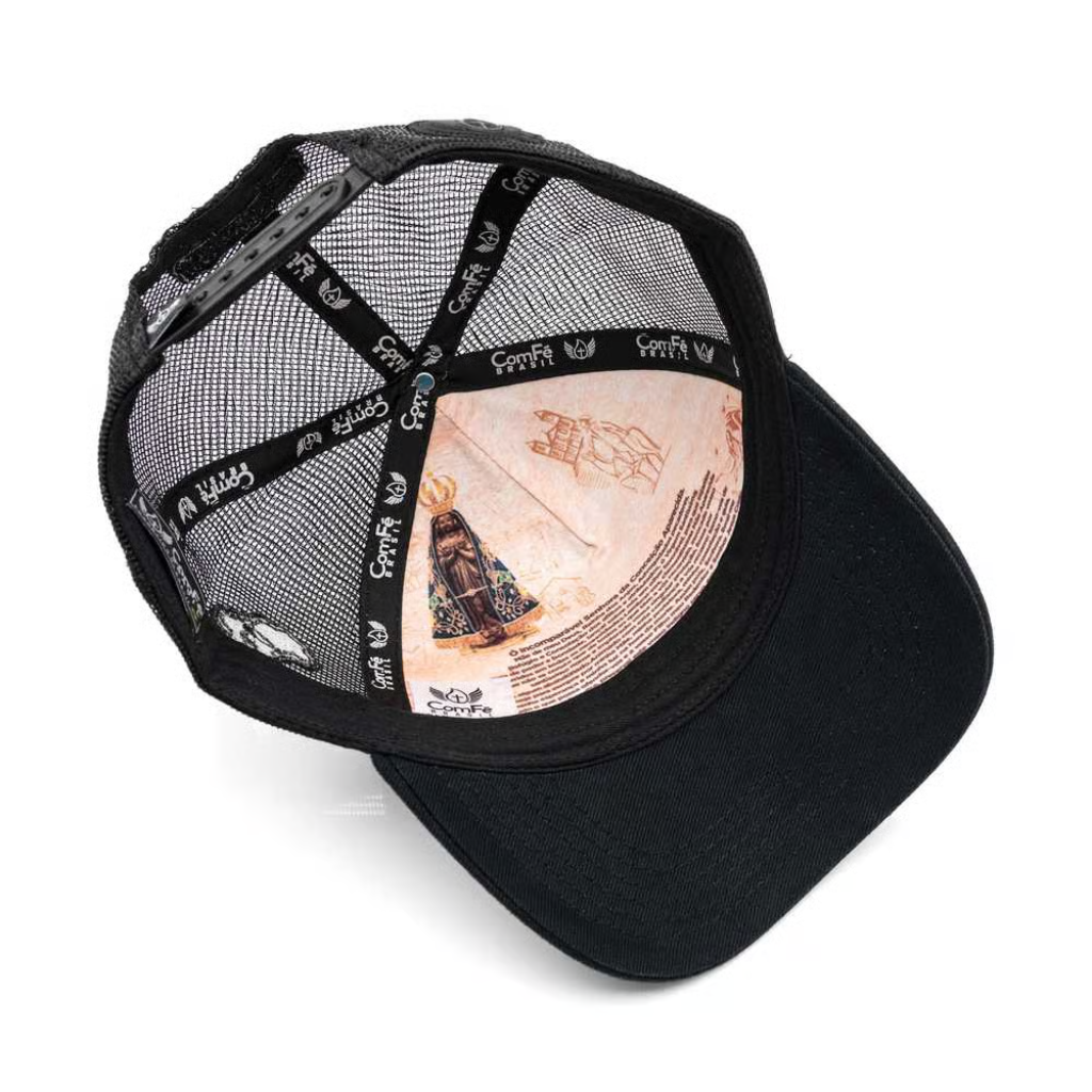Boné Nossa Senhora Aparecida - Preto