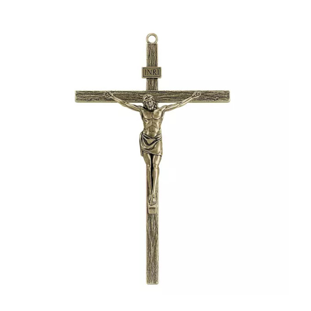 Crucifixo Jesus Cristo Ouro Velho