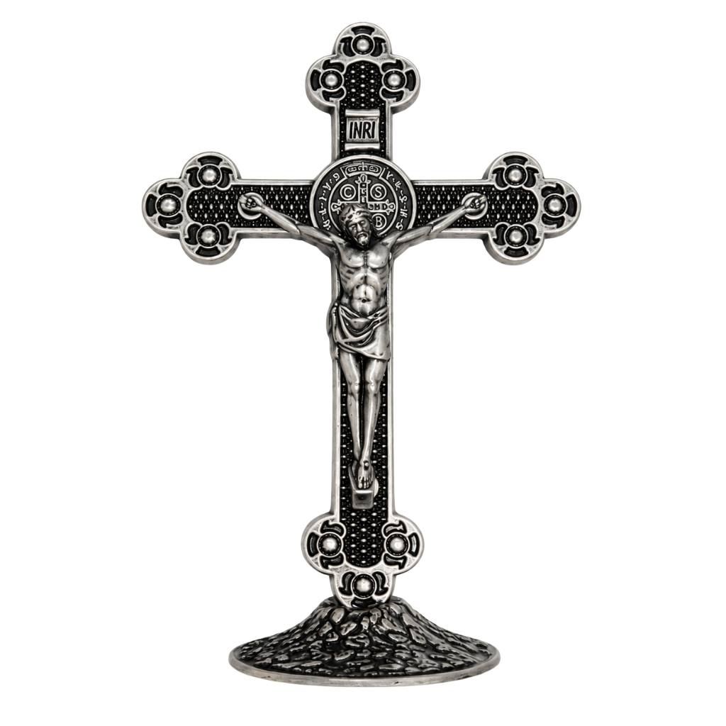 Crucifixo de São Bento com Base