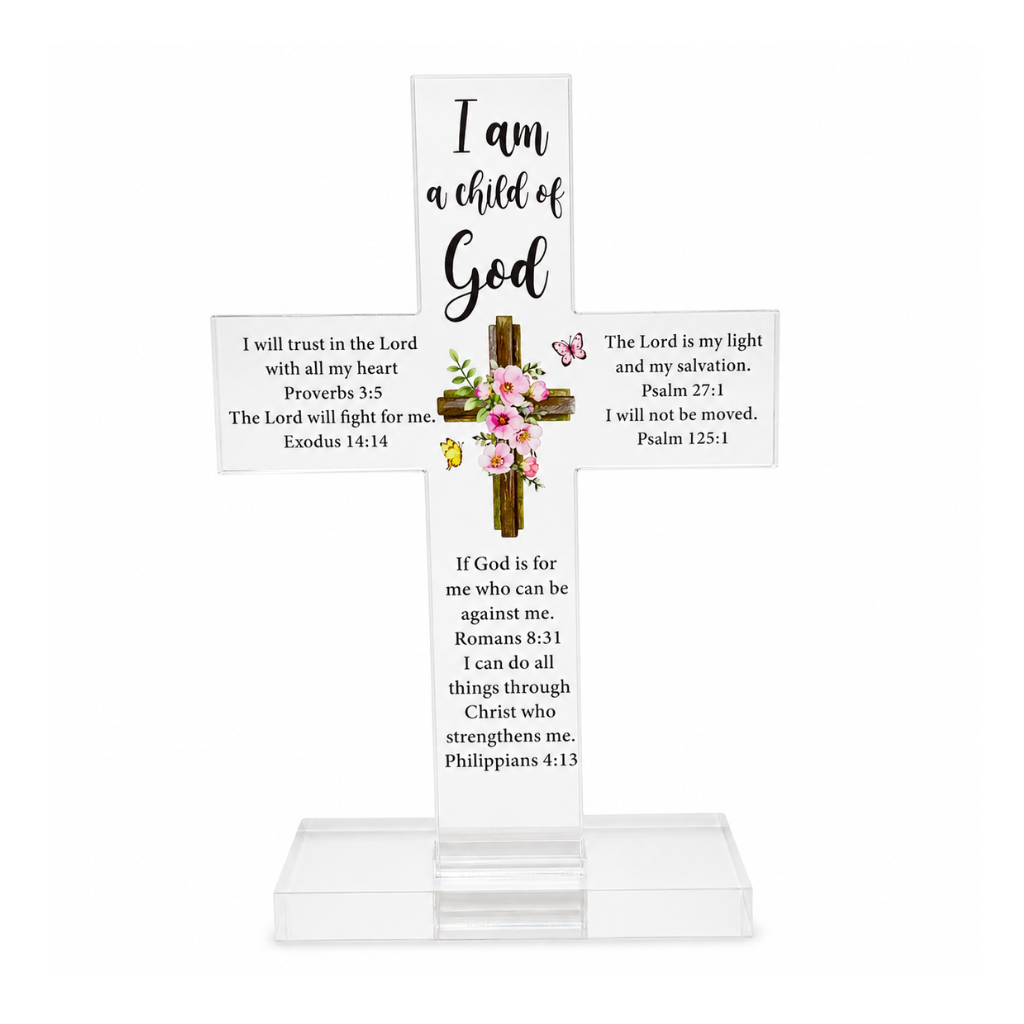 Cruz I Am A Child Of God - Acrilico