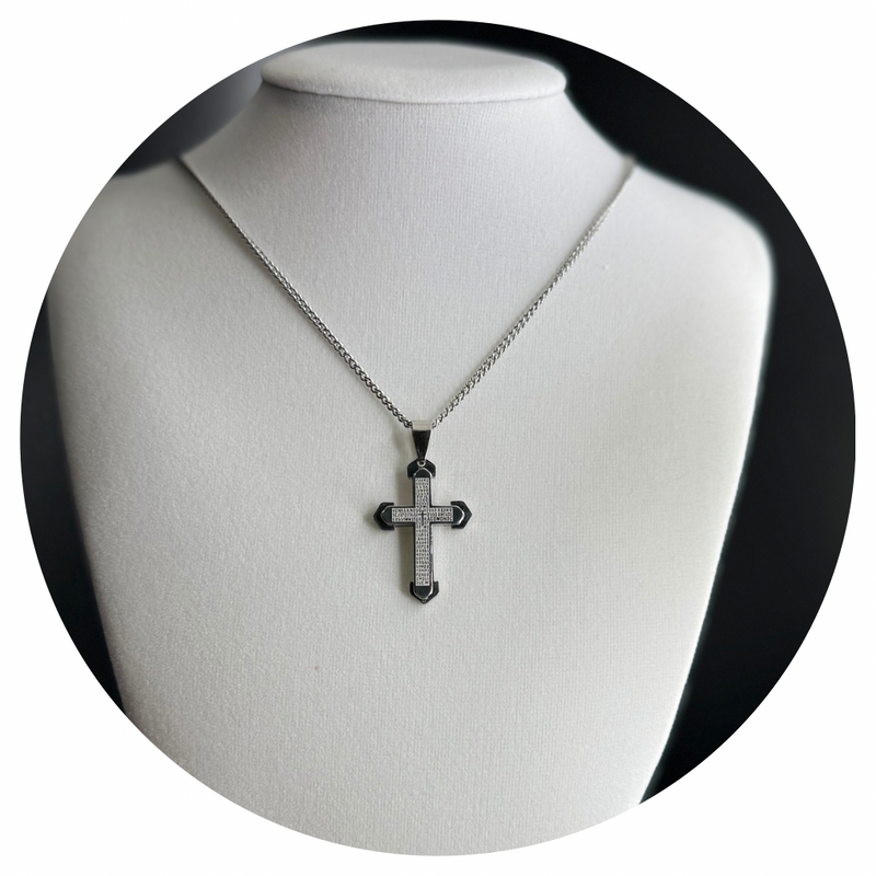 925 Silver Crucifix Chain