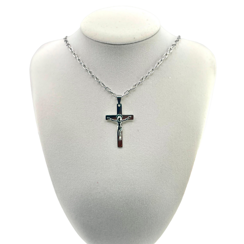 925 Silver Crucifix Chain