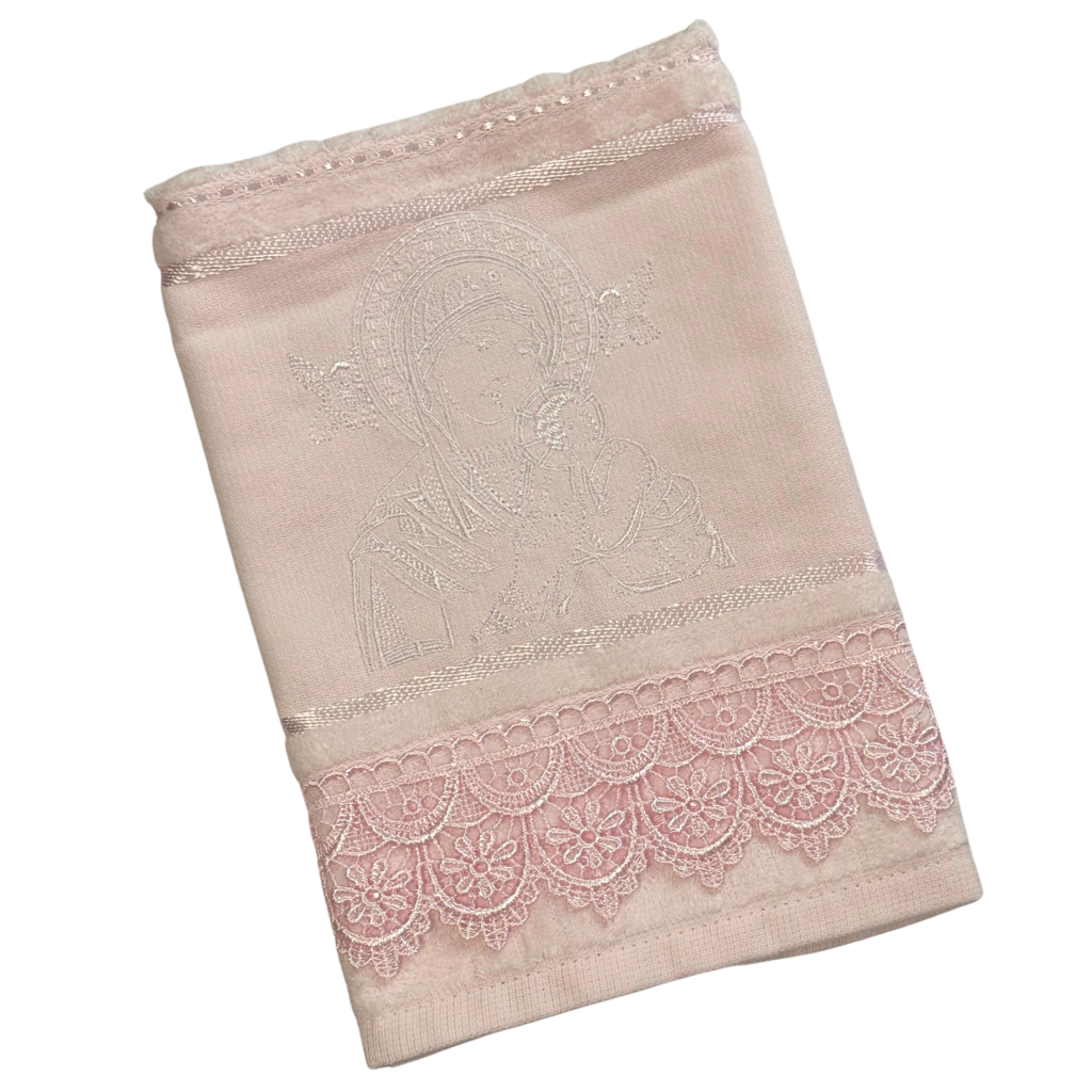 Embroidered Face Towel