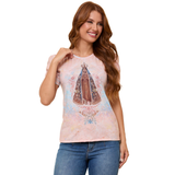 Baby Look Nossa Senhora Aparecida - Manga Princesa