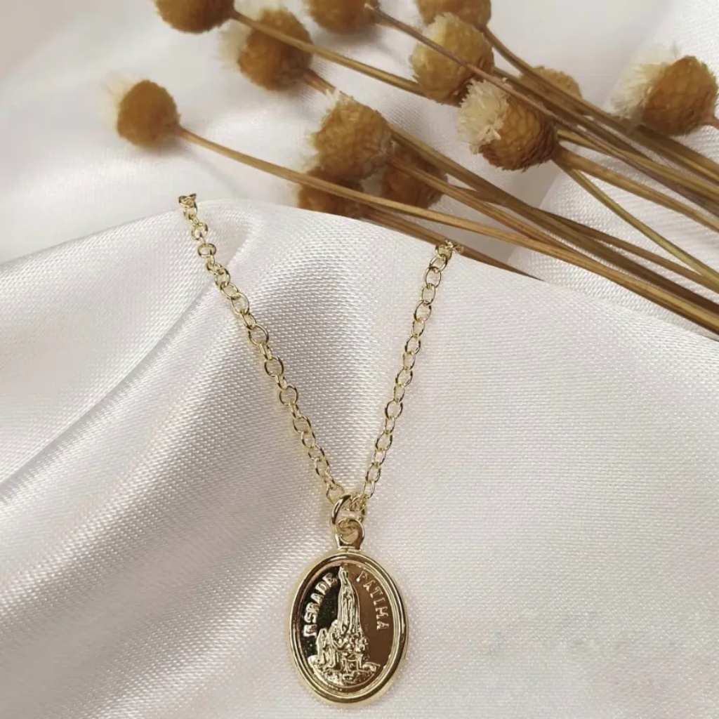 Semi-Jewelry Necklace Our Lady of Fatima 