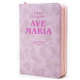 Holy Bible Hail Mary Large Print - Zipper