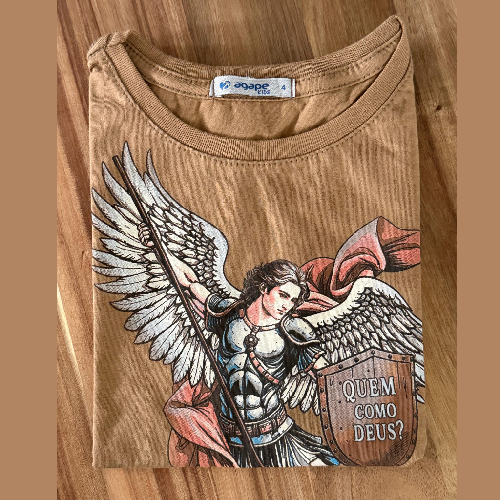 Camiseta Infantil São Miguel Arcanjo