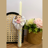 Personalized baptism/communion/confirmation candle