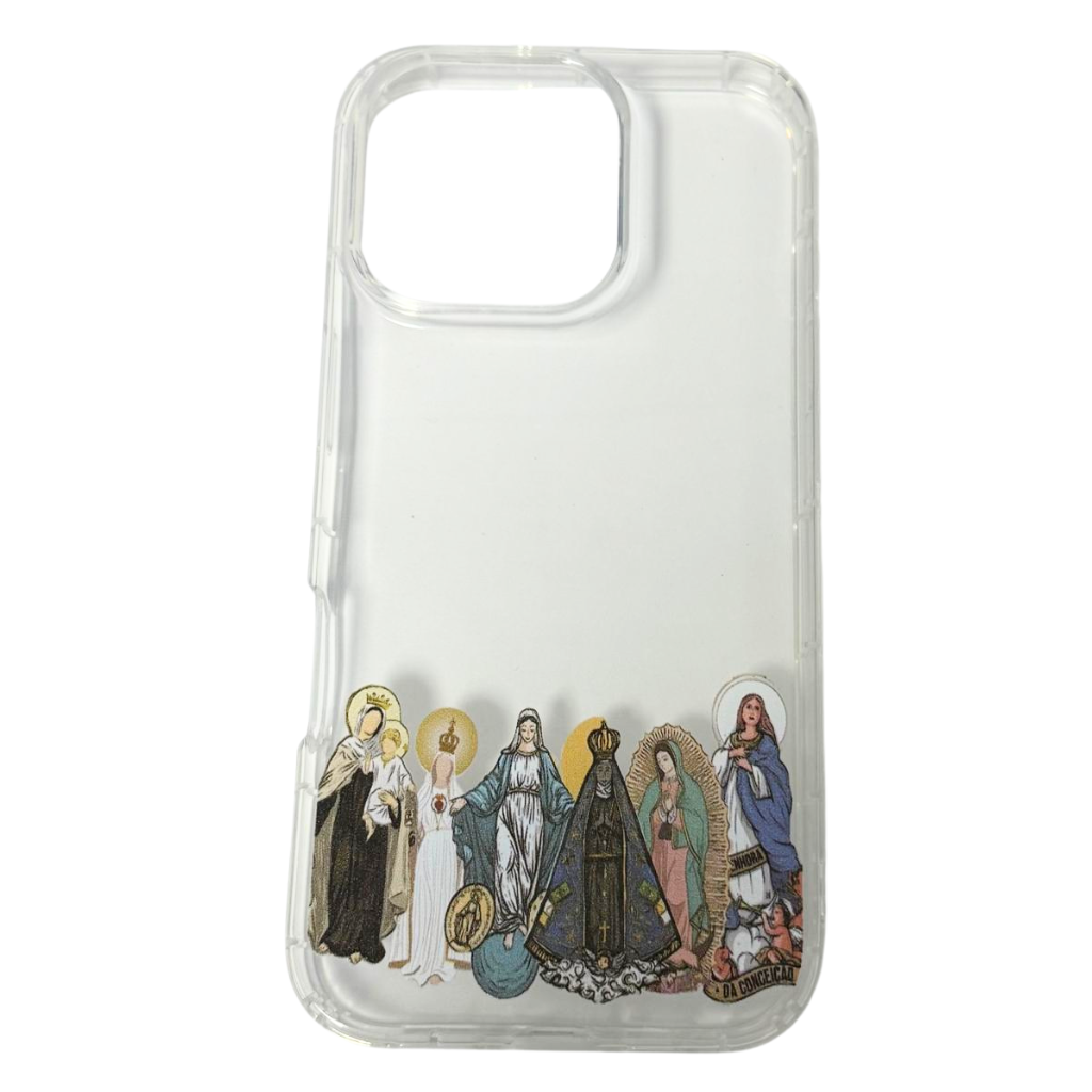 Capa de Celular Transparente –  Nossa Senhora