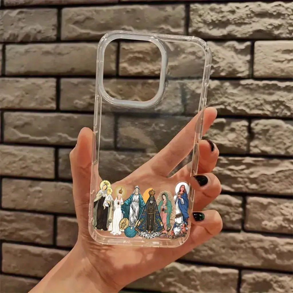 Capa de Celular Transparente –  Nossa Senhora