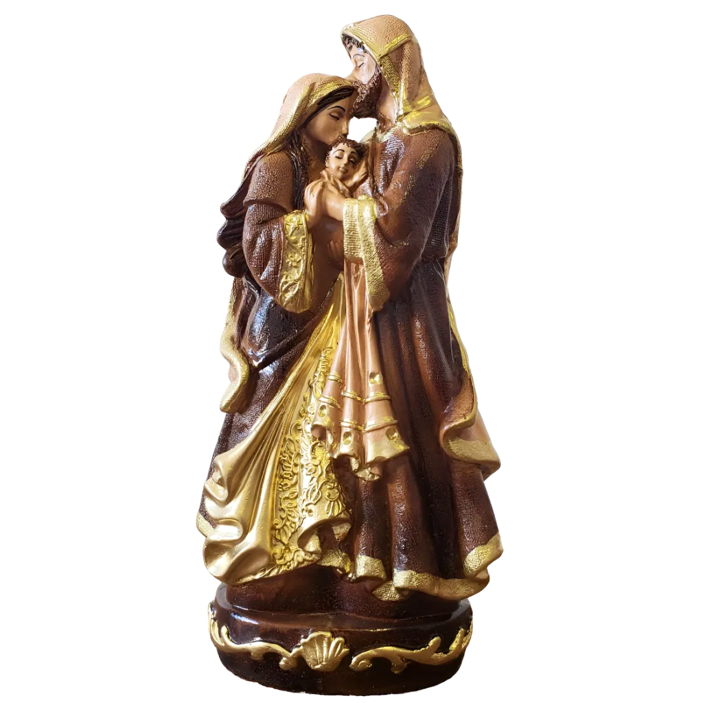 Sagrada Família 20cm Em Gesso Premium