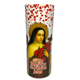 Votive Candle with Lamp Effect - Saint Therese of the Child Jesus