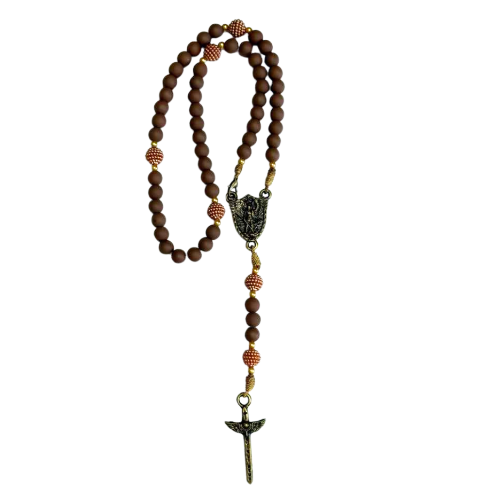St. Michael the Archangel Rosary – Brown