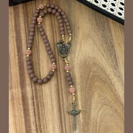 St. Michael the Archangel Rosary – Brown
