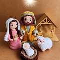 Crocheted Nativity Scene – Handmade