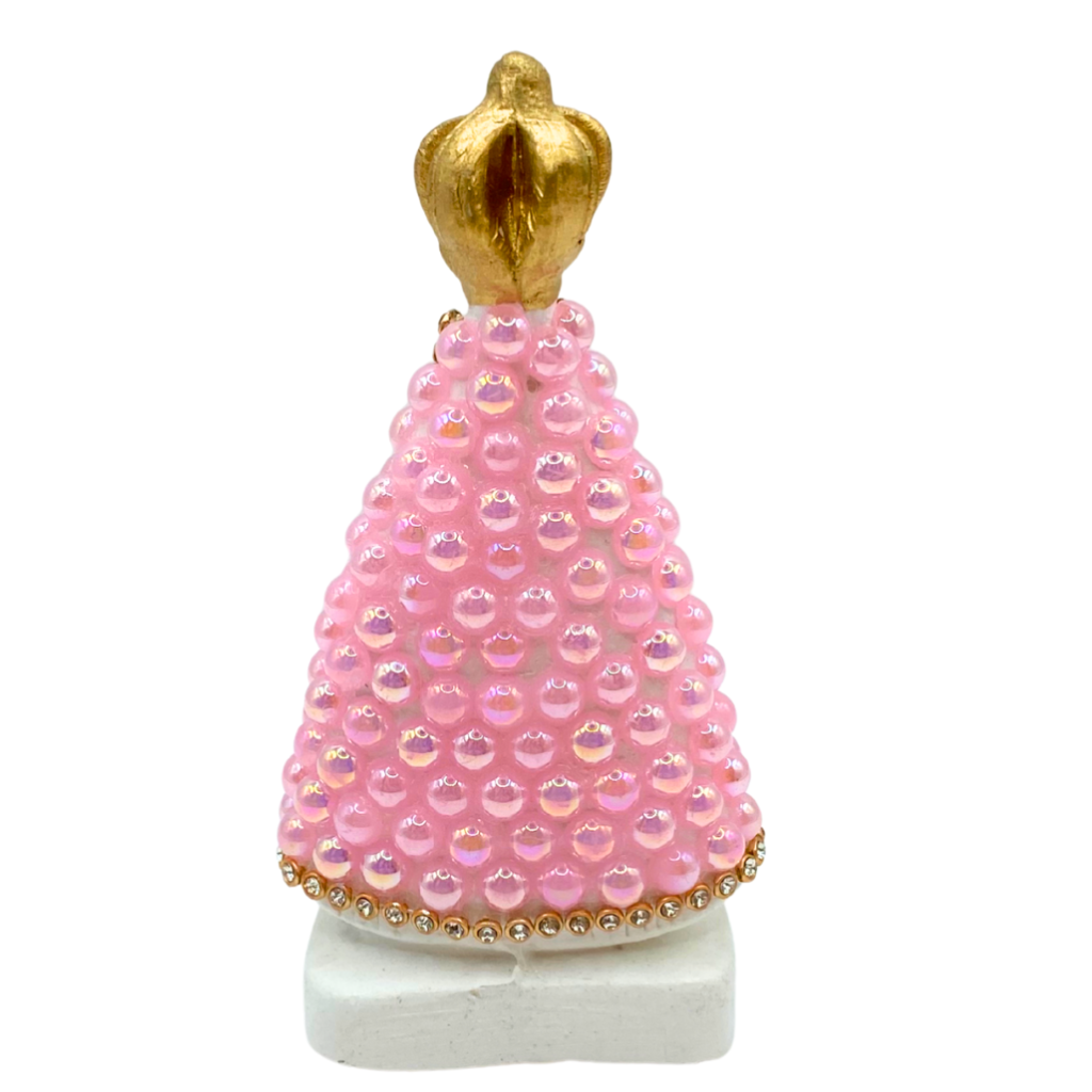 Image of Our Lady of Aparecida in Pink - 10cm