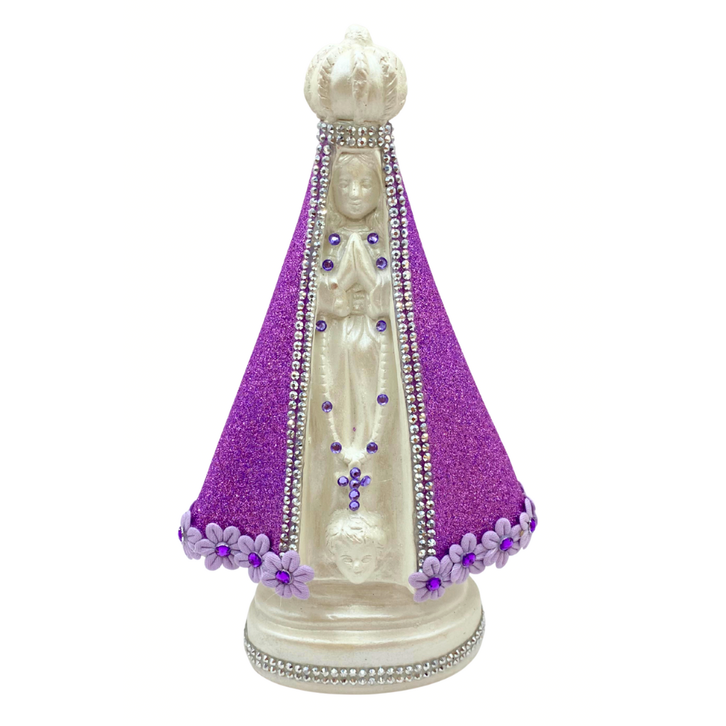 Imagem N. S. Aparecida Roxa-22cm