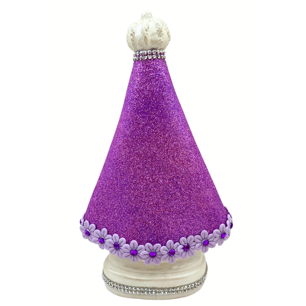 Imagem N. S. Aparecida Roxa-22cm