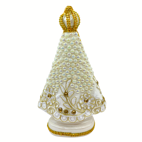 Image of Our Lady of Aparecida, Cream - 24cm