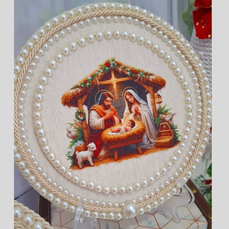 Nativity Scene Tabletop Ornament